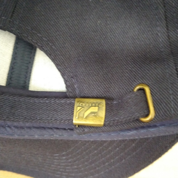 New Unworn Hat Cap Strapback Dark Navy Blue - Picture 4 of 5